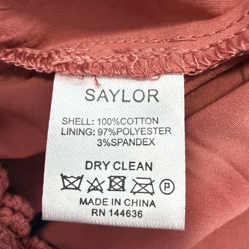 SAYLOR‎ Megara Short Jumpsuit Size L Dusty Rose